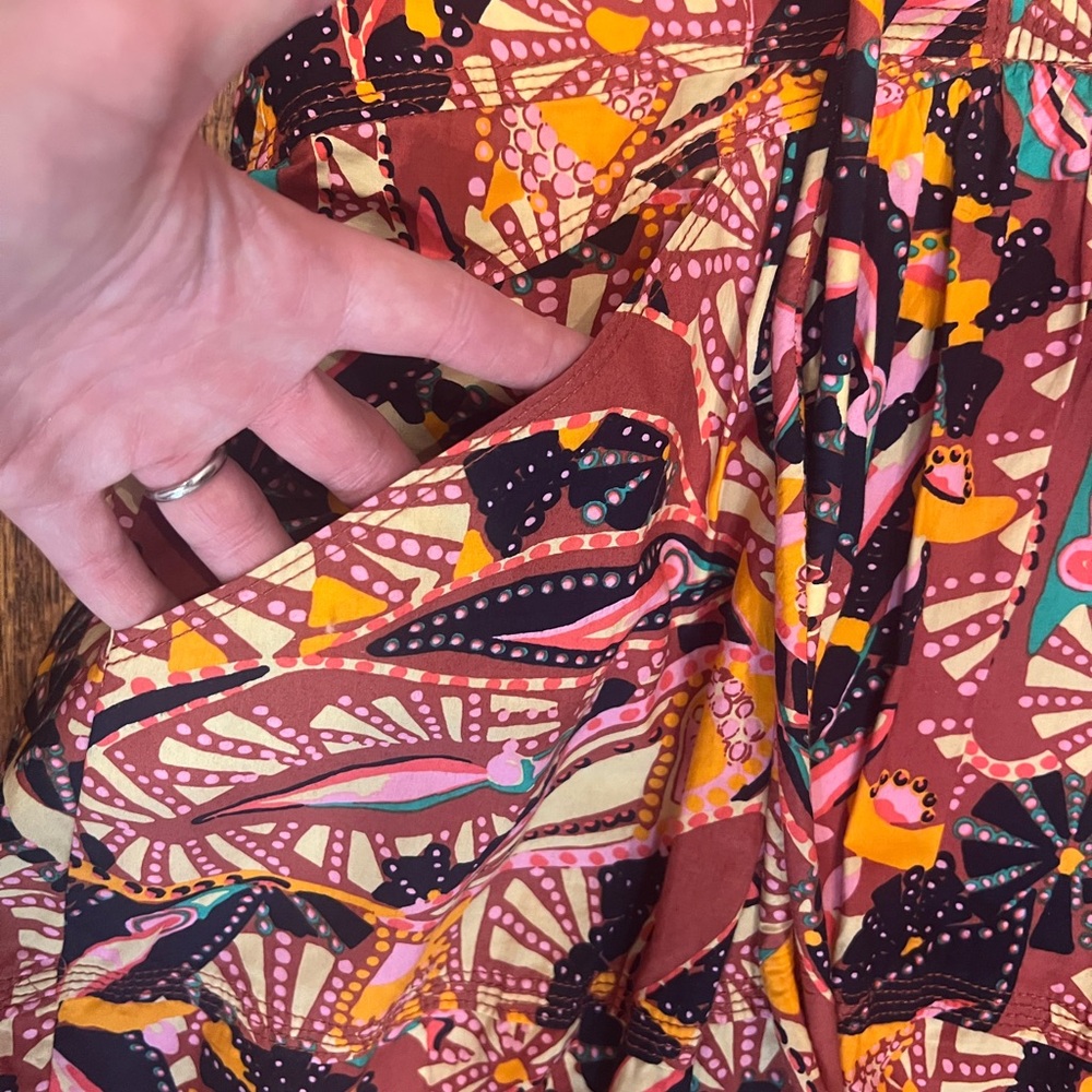 A.L.C. Adelle Halter Maxi Dress in Multicolored Floral Print. NWOT. Size 4 - Picture 9 of 10